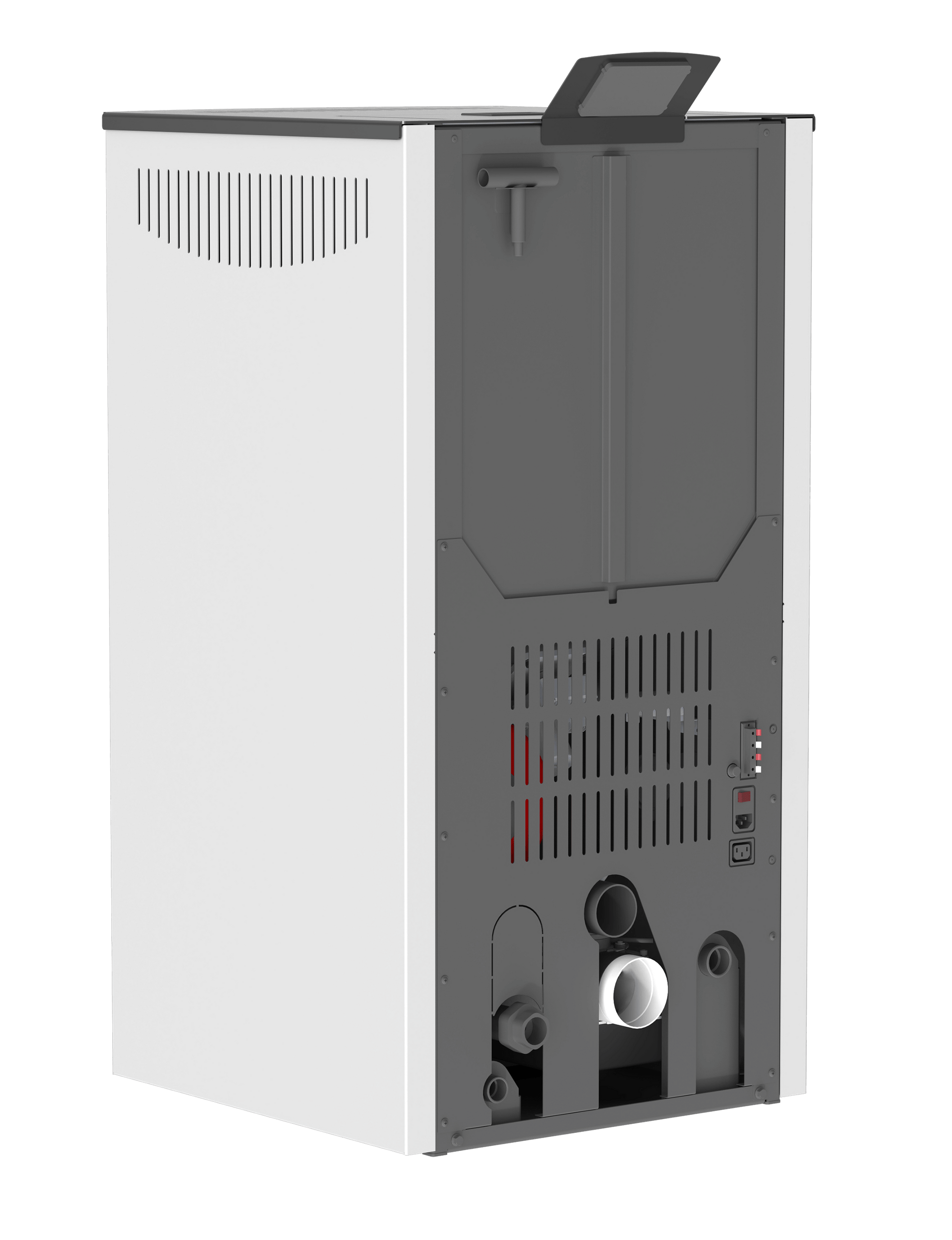 Пелетна камина с водна риза Mareli Systems ONYX FULL GLASS