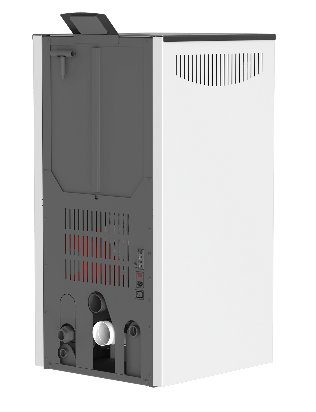 Пелетна камина с водна риза Mareli Systems ONYX FULL GLASS