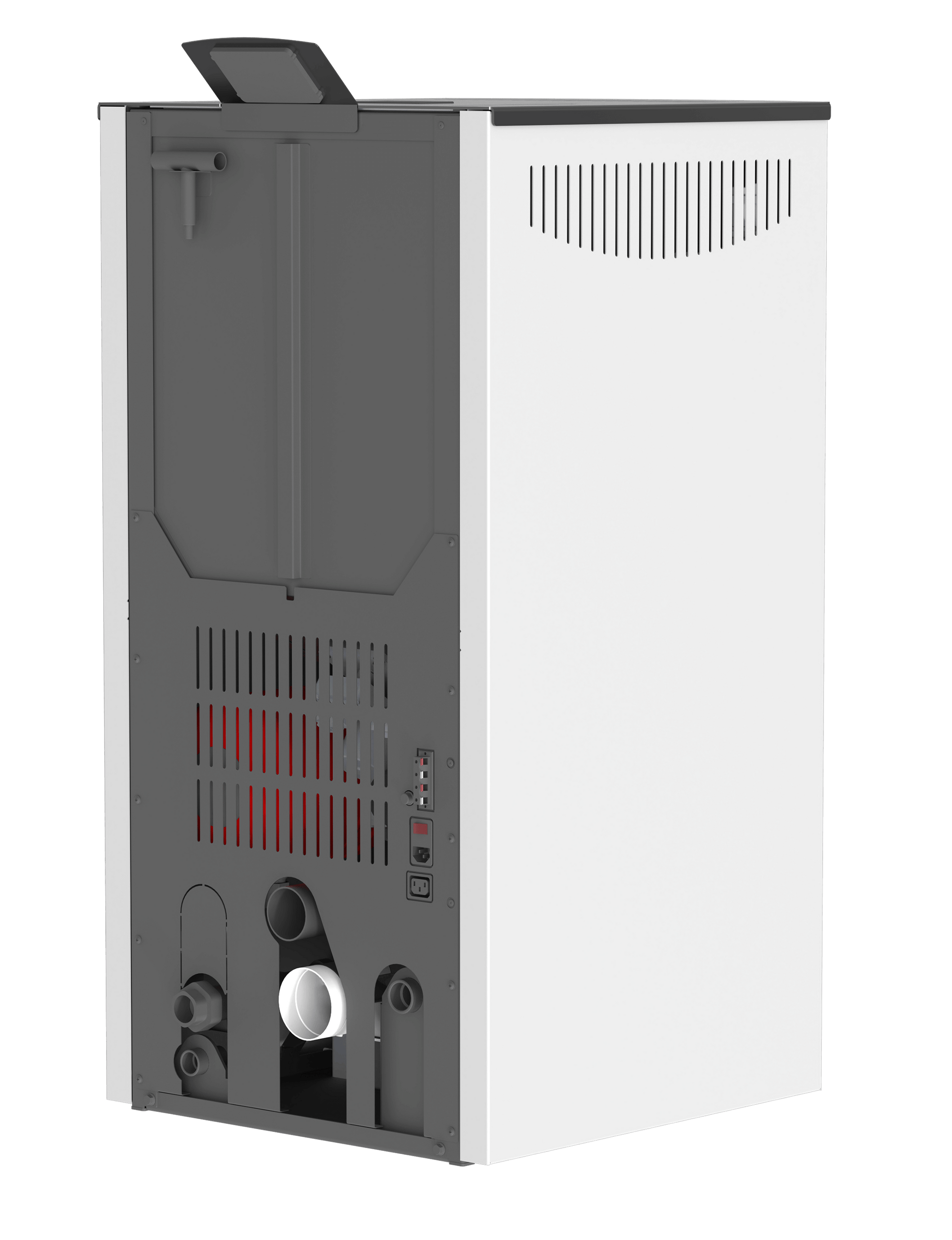 Пелетна камина с водна риза Mareli Systems ONYX FULL GLASS