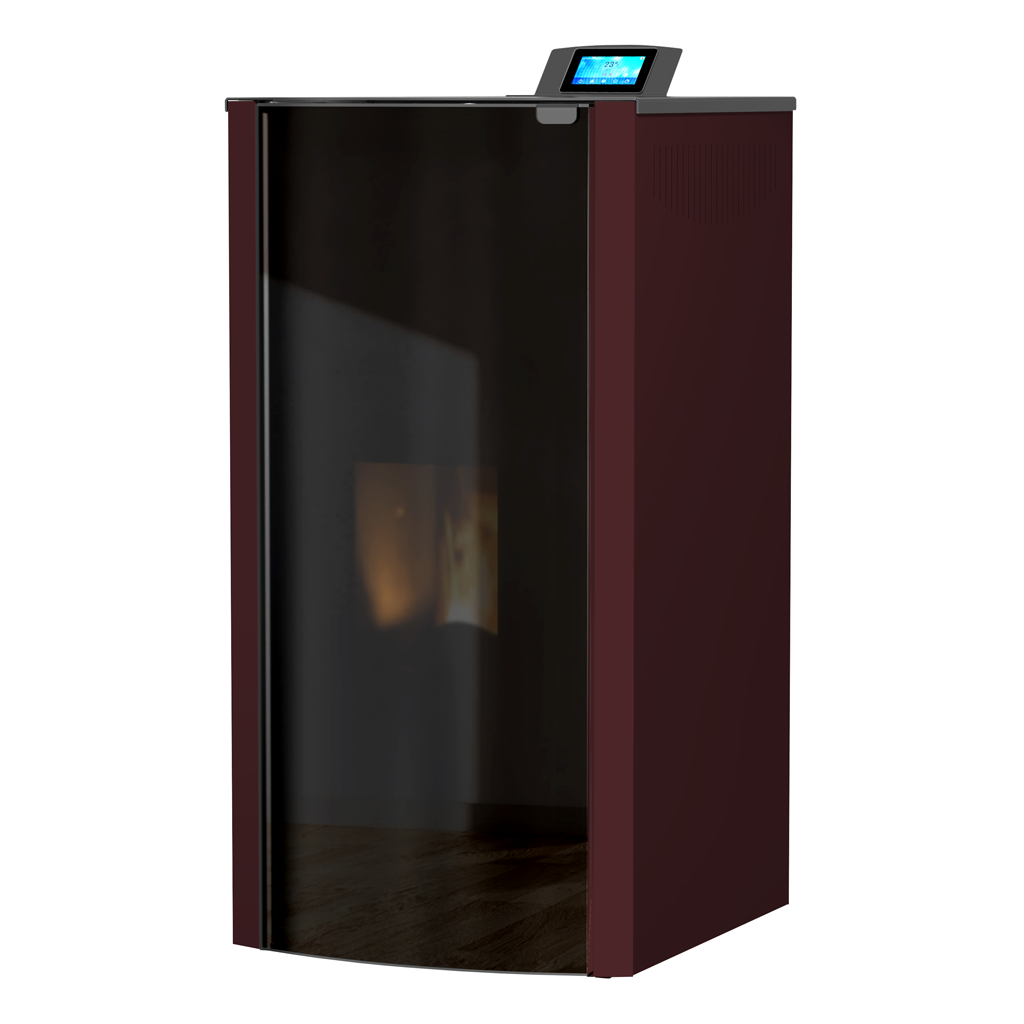Пелетна камина с водна риза Mareli Systems ONYX FULL GLASS