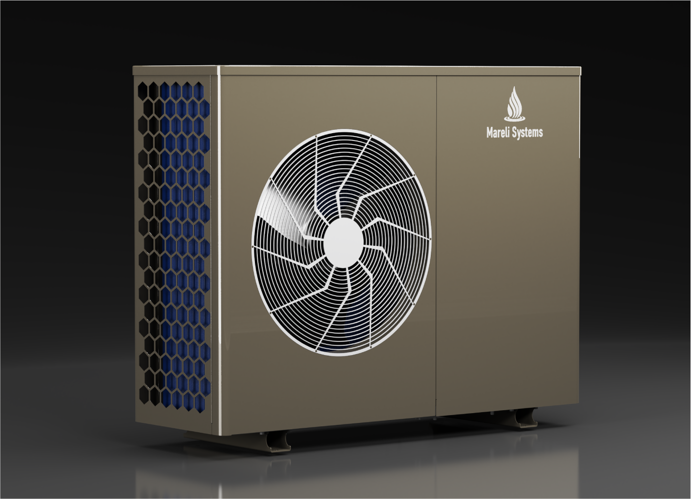 Термопомпа въздух-вода 12 BTU моноблок Mareli Systems